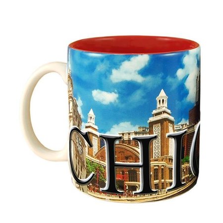 AMERICAWARE Americaware SMCHI04 Chicago 18 oz Full Color Relief Mug SMCHI04